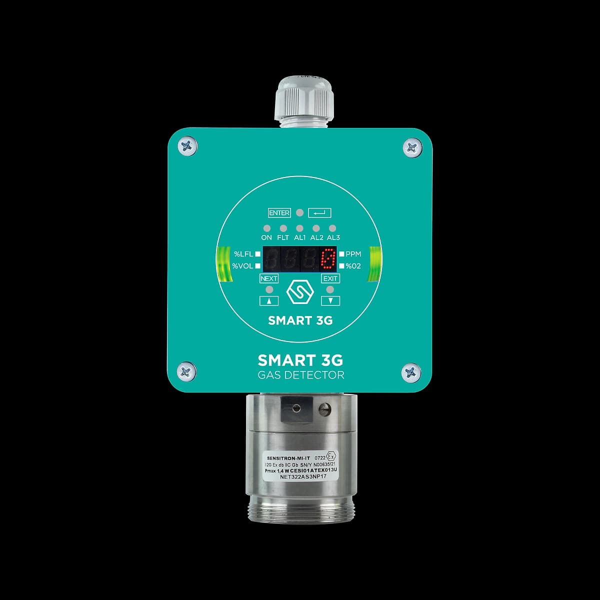 Стационарный детектор Sensitron SMART 3G D3, официальное изображение корпуса серии